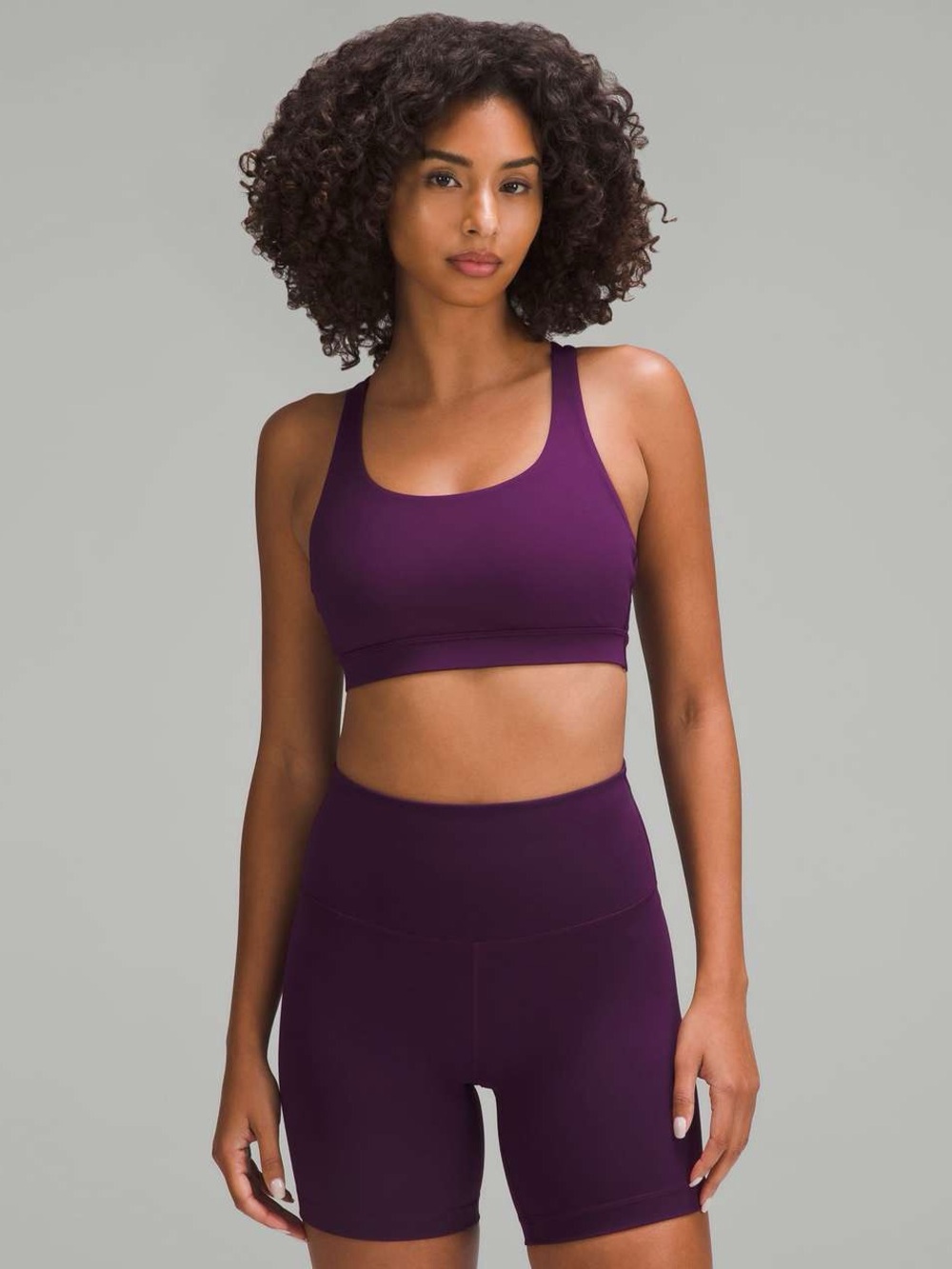 Lululemon Energy Bra - Size 6 (Dramatic Magenta)